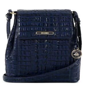 Brahmin Margo Ink Leontyne Bag With Adjustable Strap